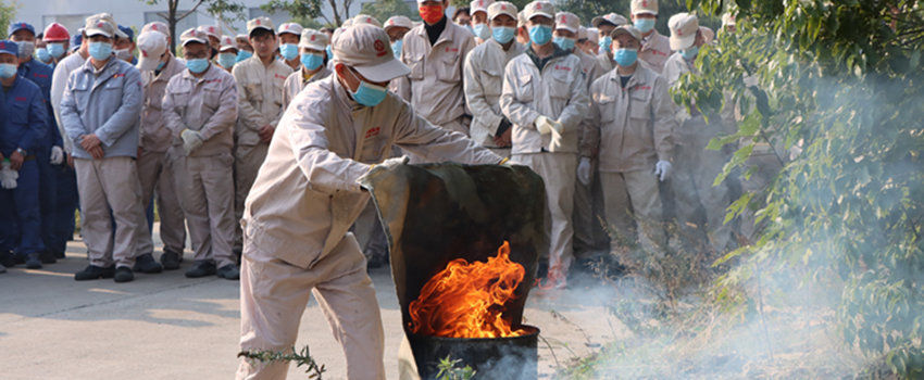 抓消防安全 保高质量发展&mdash;&mdash;合肥利来w66开展消防应急演练